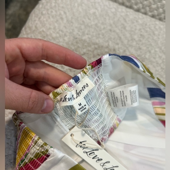 NWT For Love And Lemons THORA CROP TOP - GREEN - Medium - Picture 6 of 7